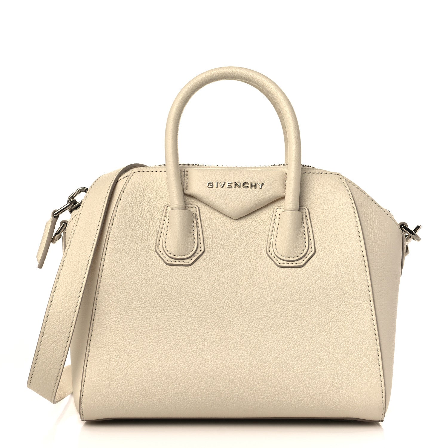 Givenchy Sugar Goatskin Mini Antigona Beige Buff 1 of 9