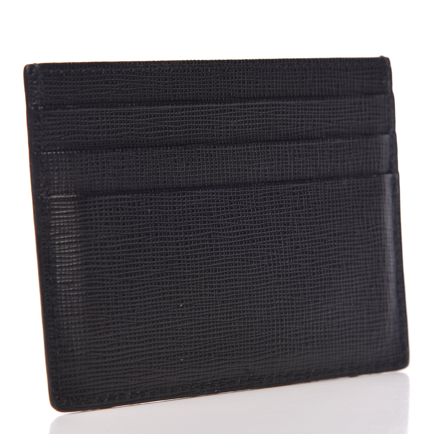 Fendi Vitello Elite Flamingo Lightning Monster Eyes Card Holder Blue Neon White 3 of 8