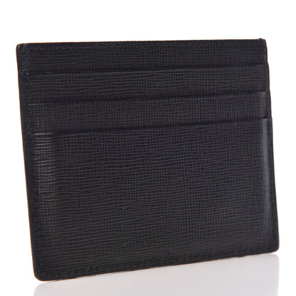 Fendi Vitello Elite Flamingo Lightning Monster Eyes Card Holder Blue Neon White 3 of 8