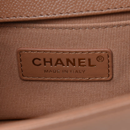 Chanel Caviar Quilted Small Boy Flap Brown 5 of 8