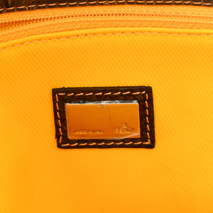 Fendi Zucca Spalmati Matrioska Small Roll Tote Tobacco Black 6 of 18