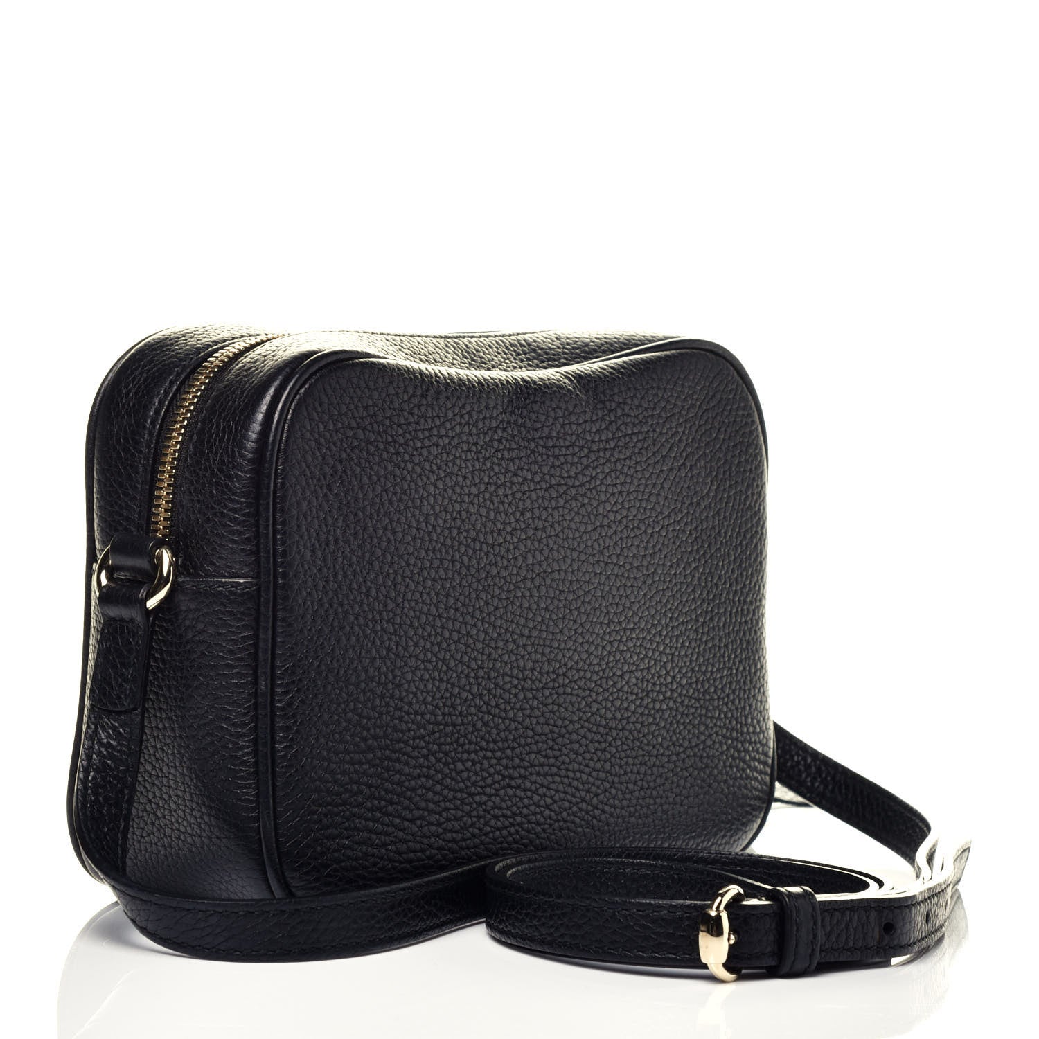 Gucci Pebbled Calfskin Small Soho Disco Bag Black 3 of 9