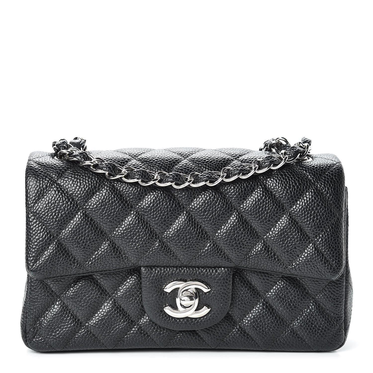 Chanel Caviar Quilted Mini Rectangular Flap Black 1 of 10