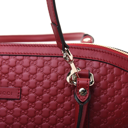 Gucci Soft Microguccissima Dome Satchel Red 15 of 17