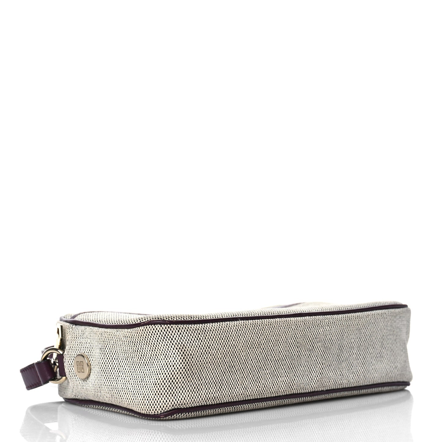 Canvas Logo Bond Camera Bag Aubergine