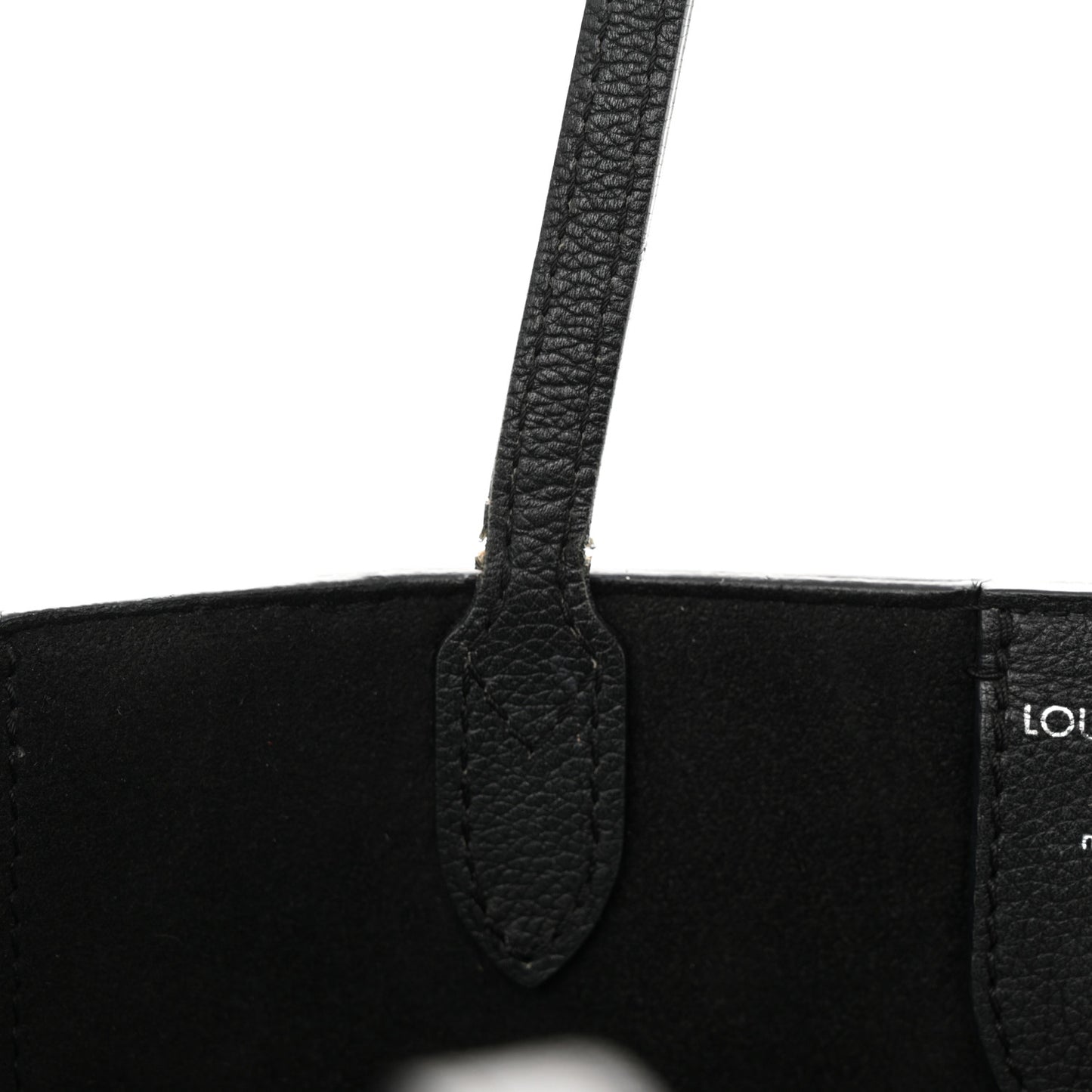 Calfskin Lockme Cabas Black