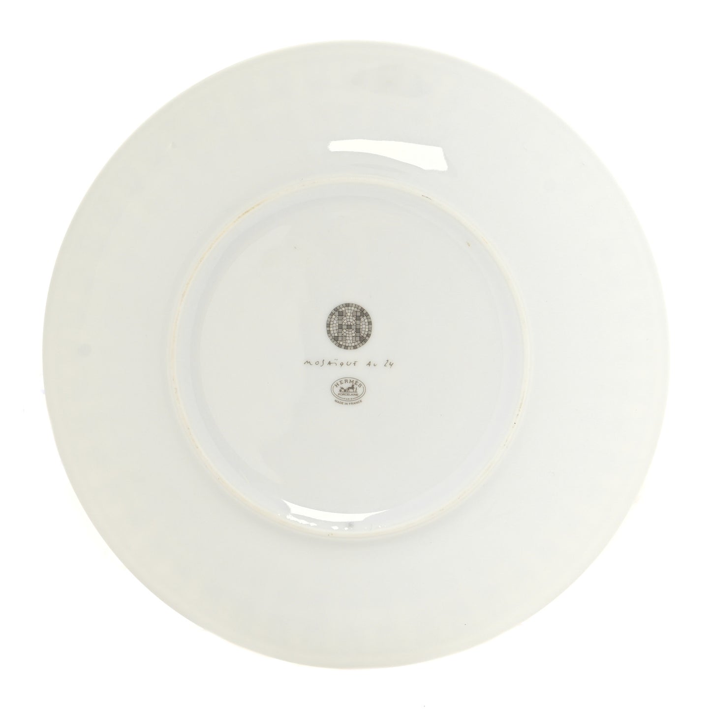 Porcelain Mosaique au 24 Platine Dessert Plate 8.3