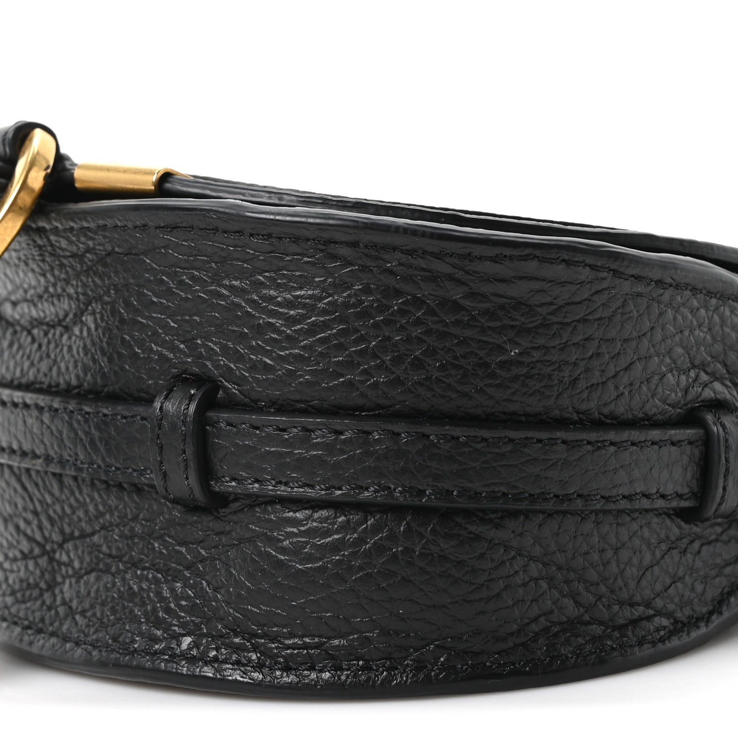 Chloe Calfskin Nano Marcie Saddle Bag Black 10 of 10