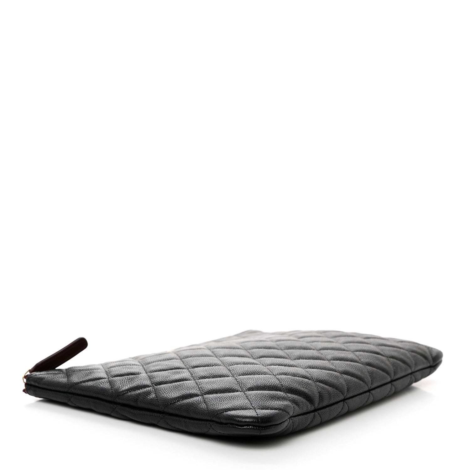 Chanel Caviar Quilted Medium Cosmetic Case Black 4 of 7