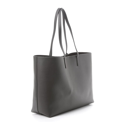 Saint Laurent Calfskin Large Shopping Tote Dark Grey 4 of 12
