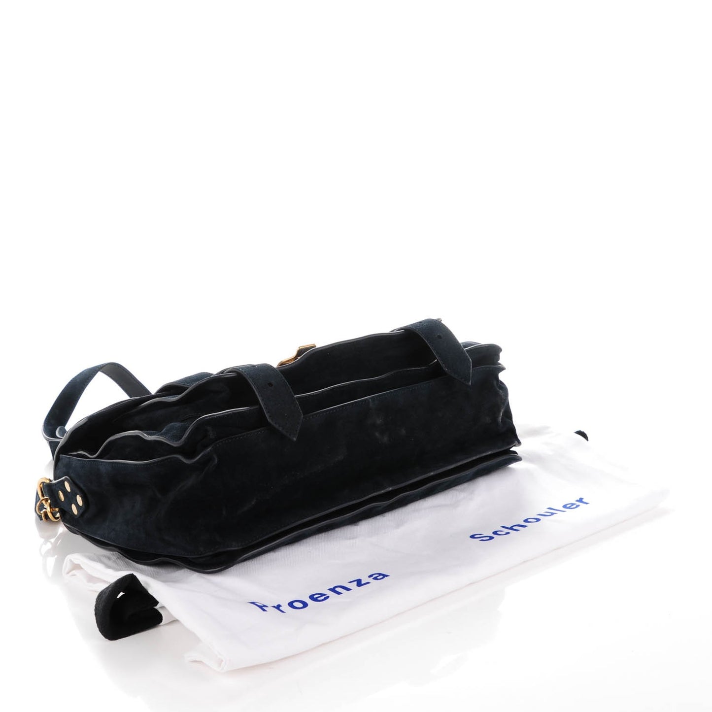 Suede Medium PS1 Satchel Navy