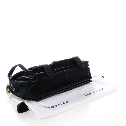 Proenza Schouler Suede Medium PS1 Satchel Navy 4 of 8