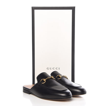 Gucci Calfskin Womens Princetown Slippers 35 Black 9 of 9