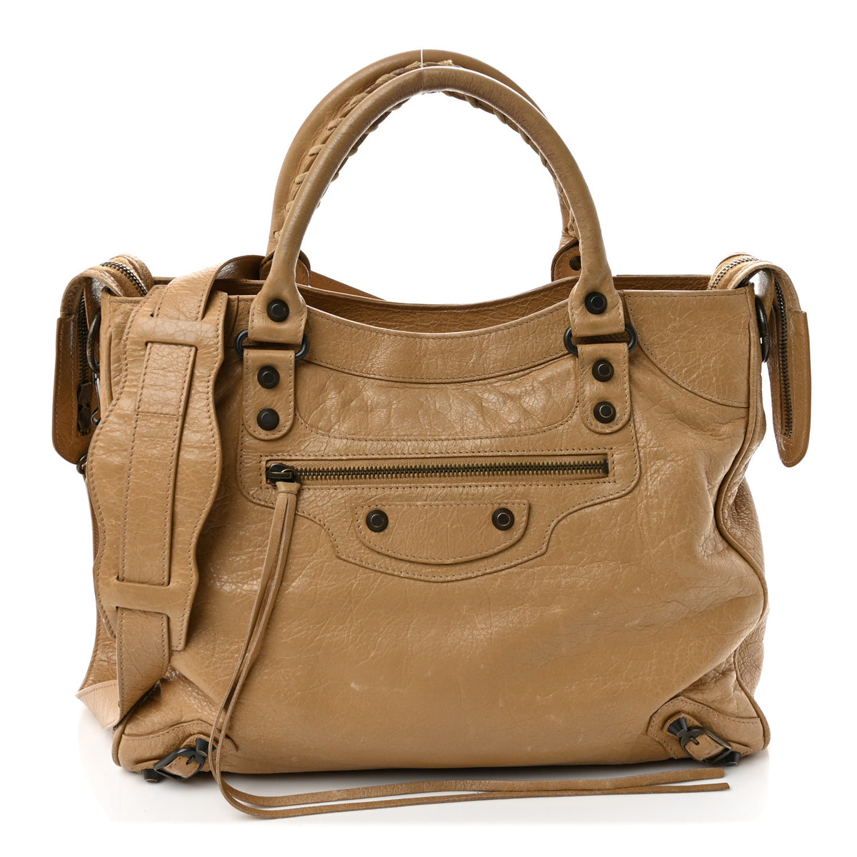 Balenciaga Agneau Classic Hardware Velo Beige Nougatine 1 of 15