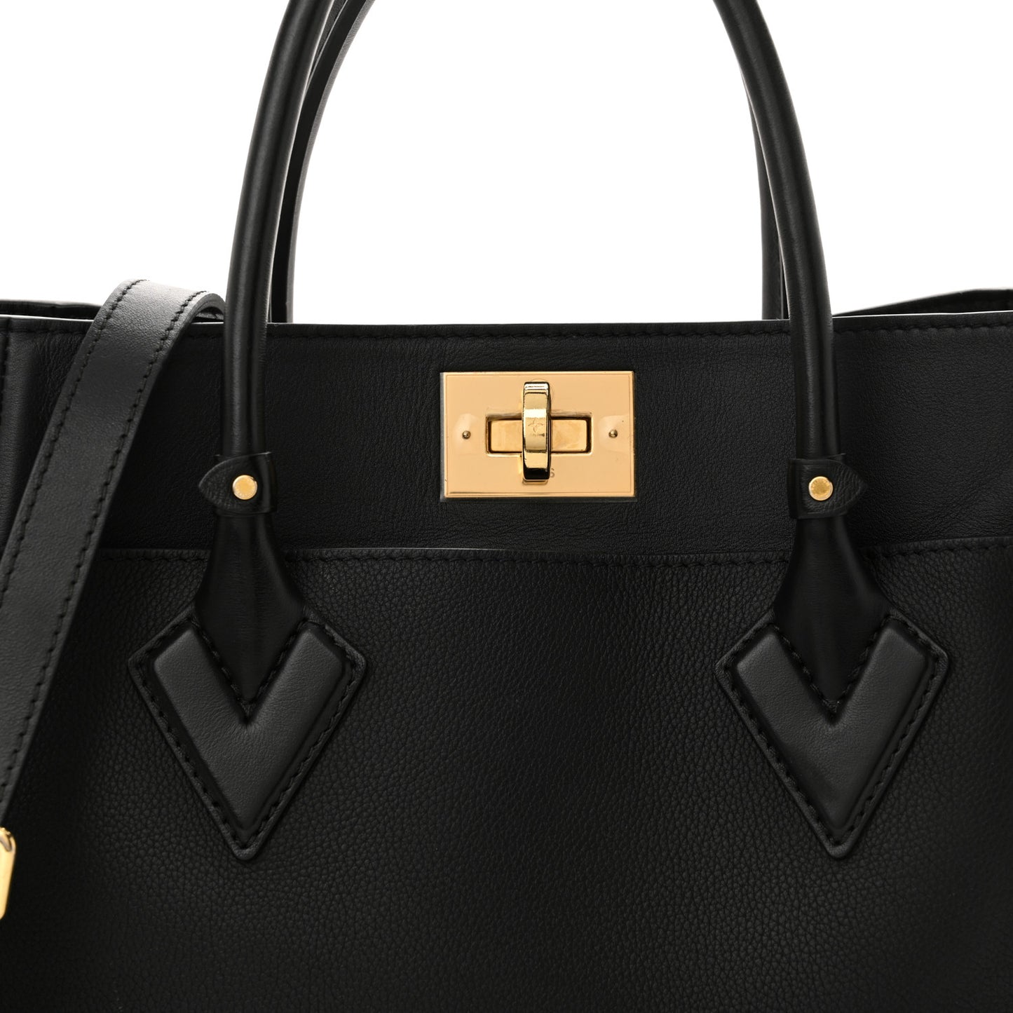 Calfskin Monogram Tufting On My Side Black