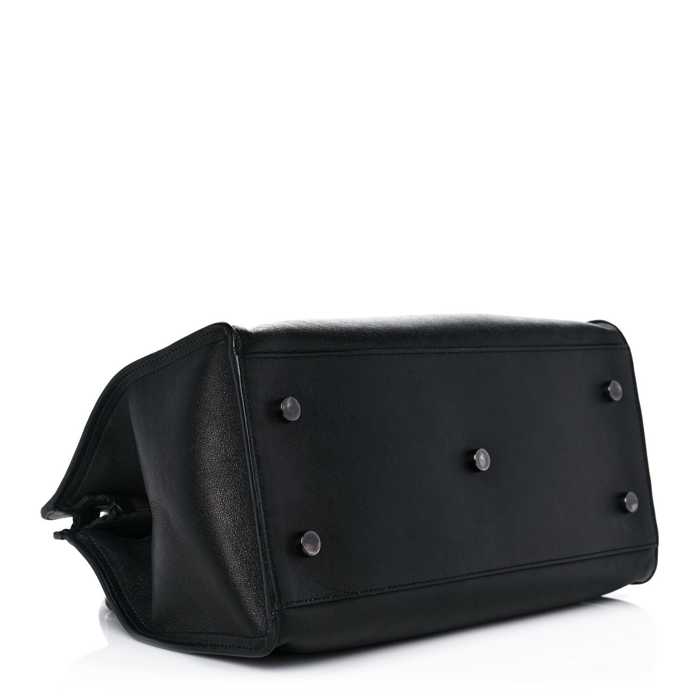 Calfskin Small Monogram Cabas Black