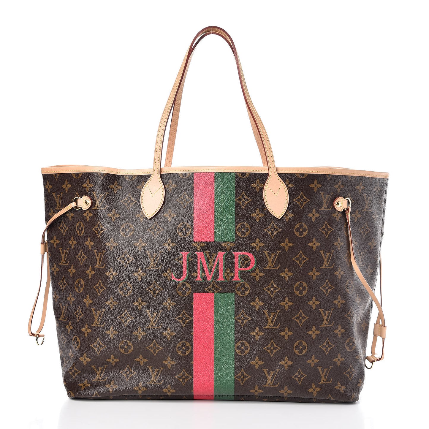 Monogram My LV Heritage Neverfull GM Vert Fuchsia