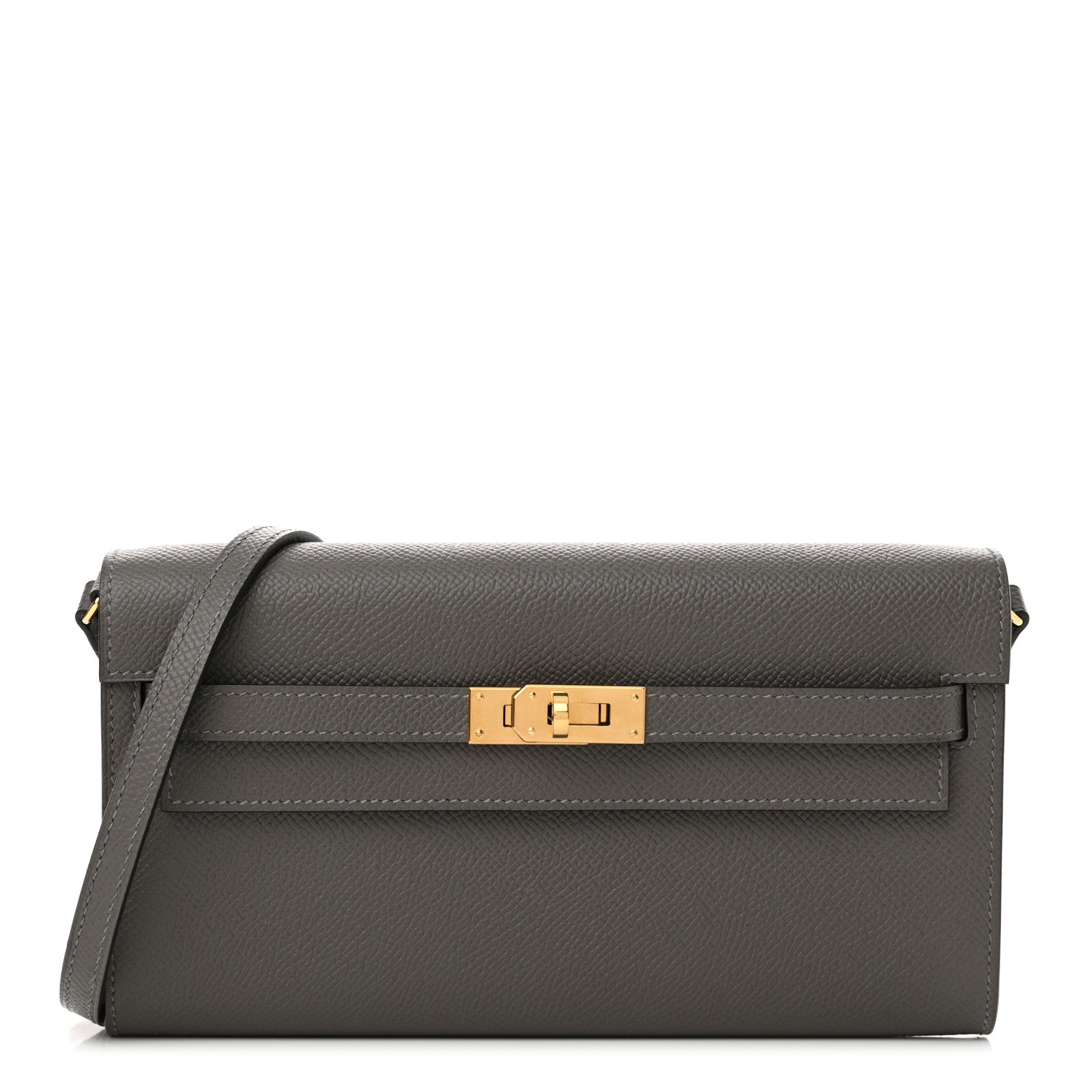 Hermes Epsom Kelly To Go Wallet Gris Meyer 1 of 11