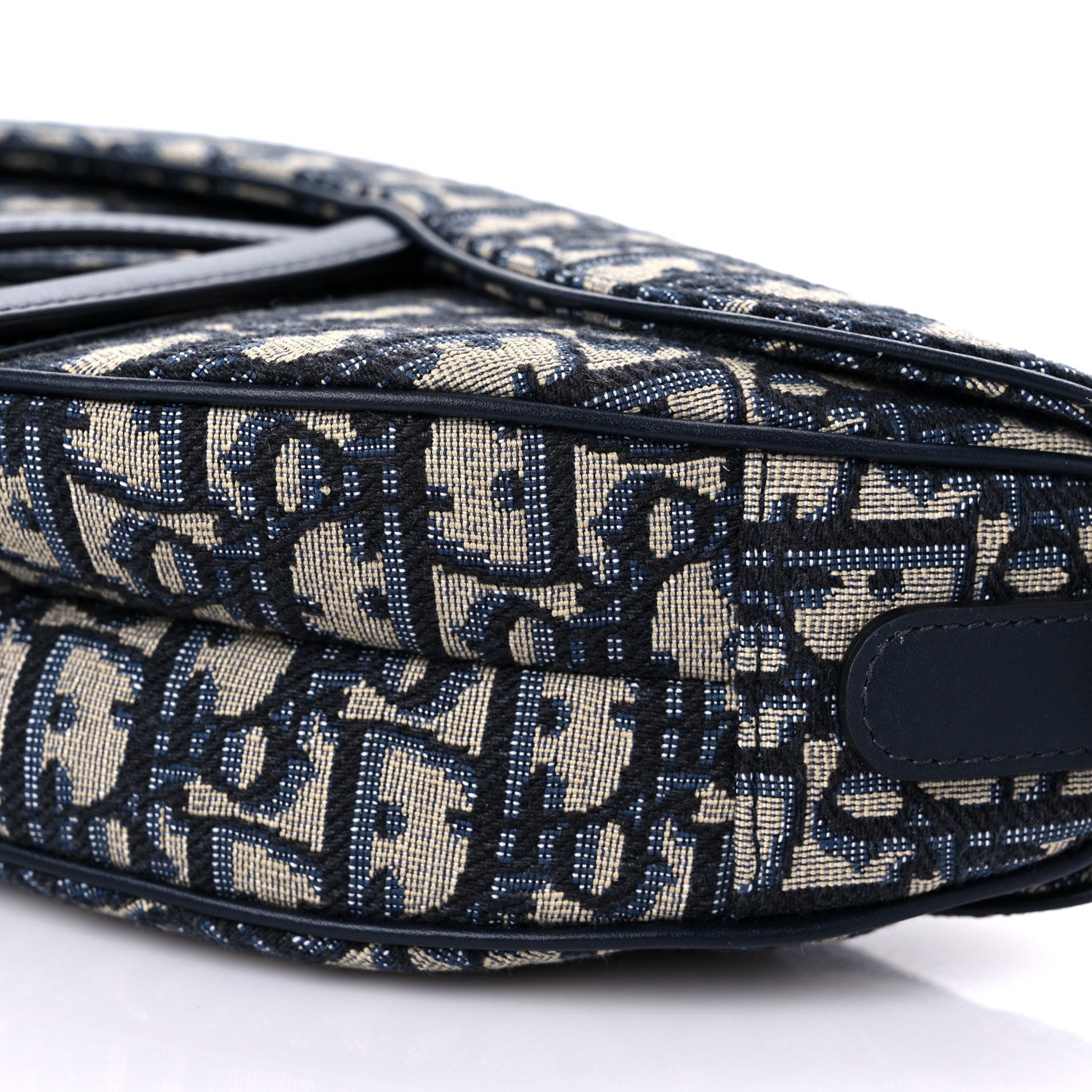 Christian Dior Oblique Saddle Bag Blue 9 of 11
