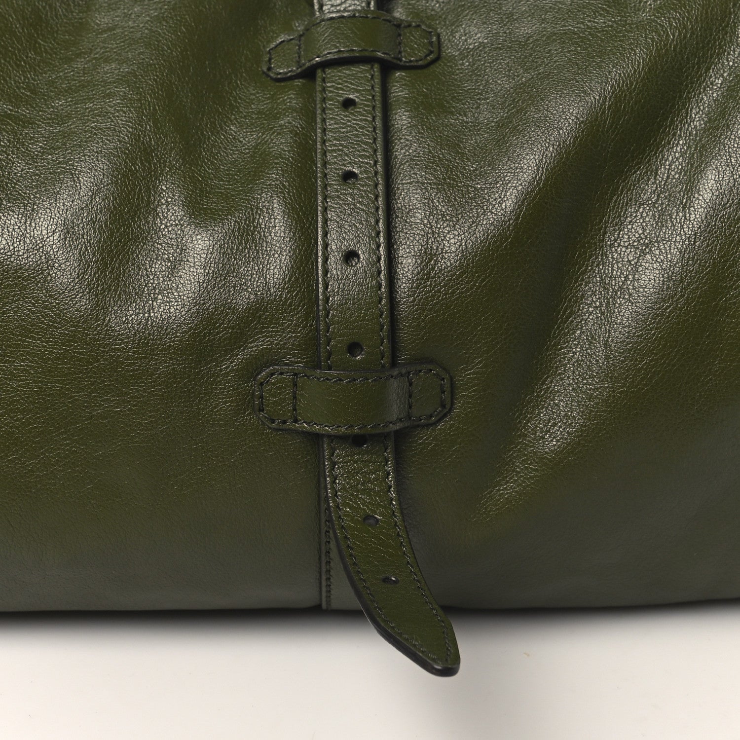 Gucci Piuma Lux Energy Monochrome Double G Duffle Bag Military Wood 12 of 12