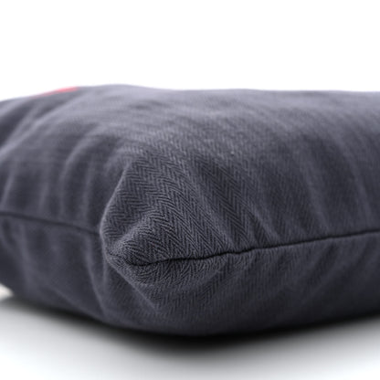 Hermes Canvas Swift Aline Grooming Bag Navy 9 of 10