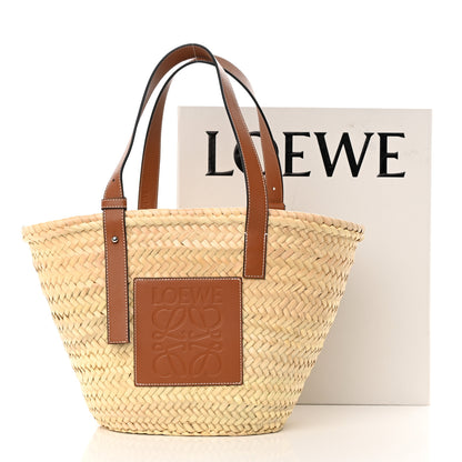 Loewe Raffia Basket Tote Bag Natural Tan 11 of 11