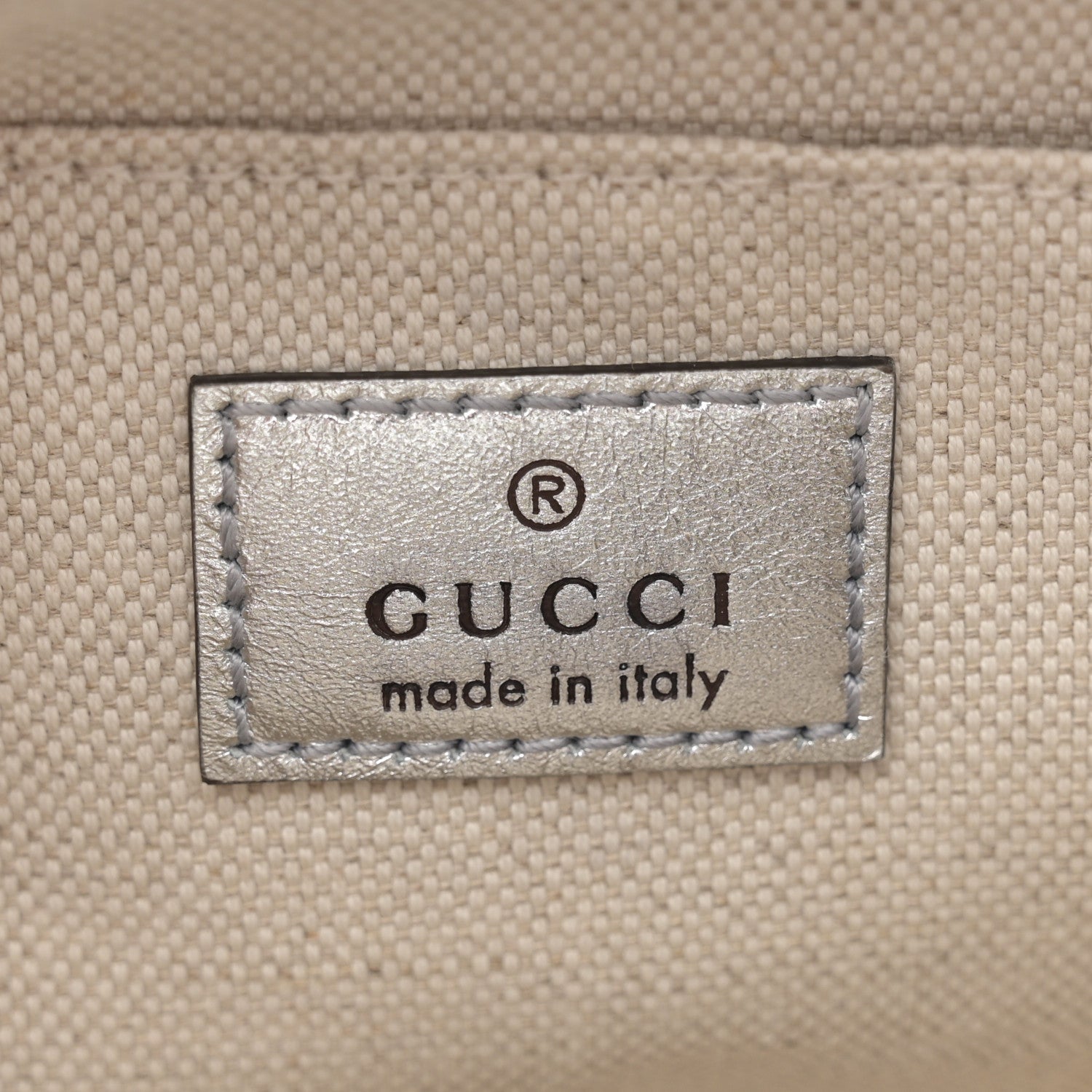 Gucci Metallic Sakai Be Green Calfskin Diagonal Stitched Small Blondie Shoulder Bag Silver 6 of 10
