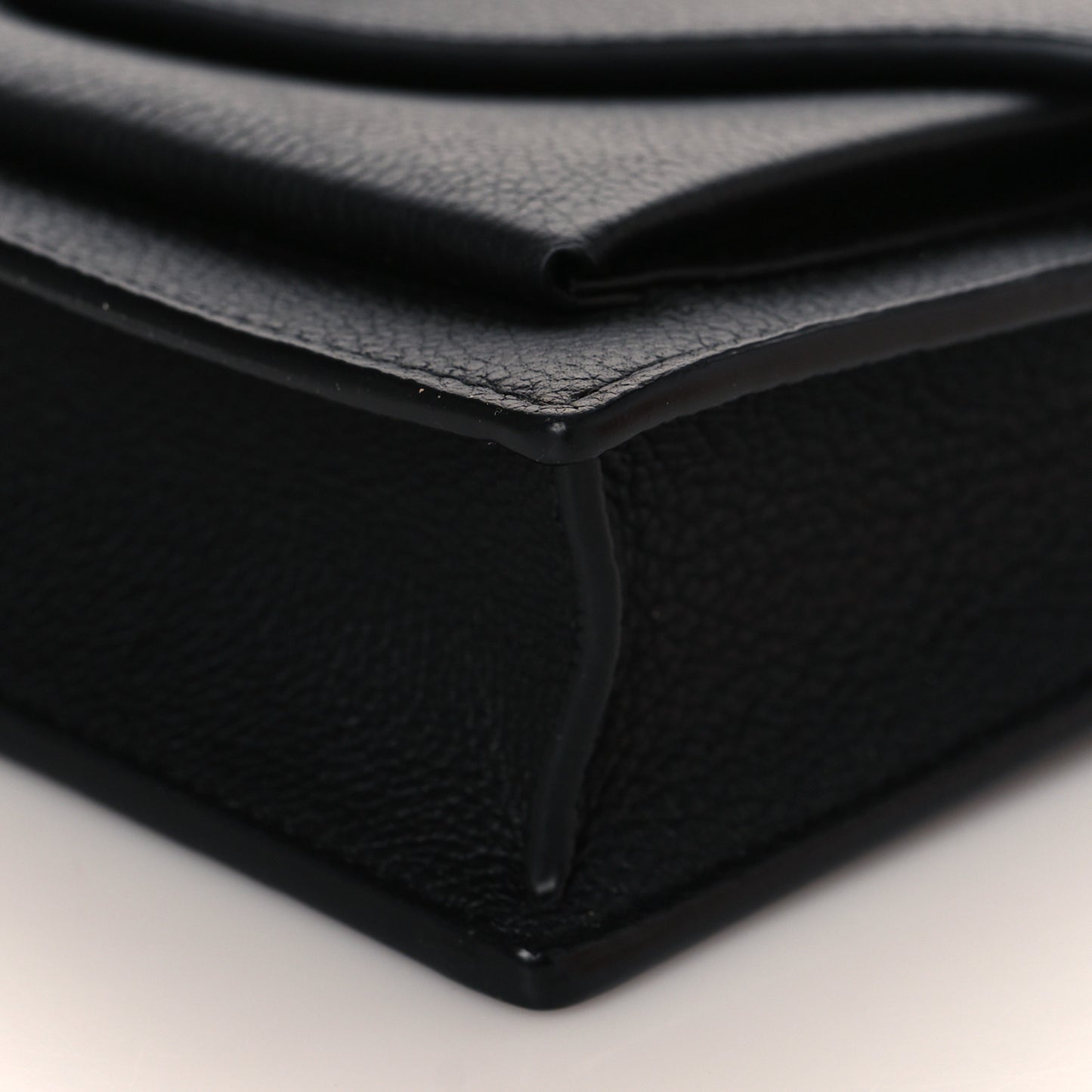 Soft Calfskin My Lockme Chain Pochette Black