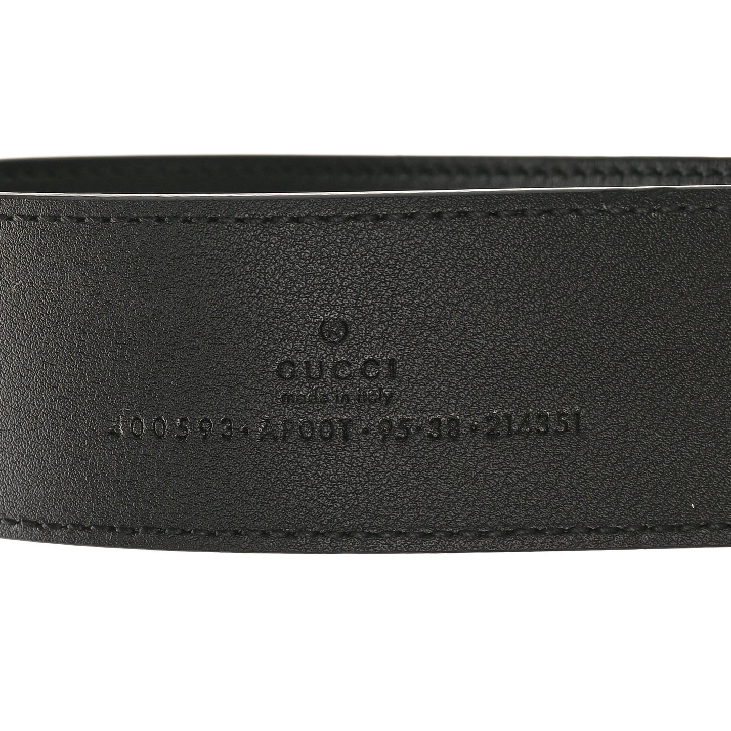 Calfskin Double G 40mm Belt 95 38 Black