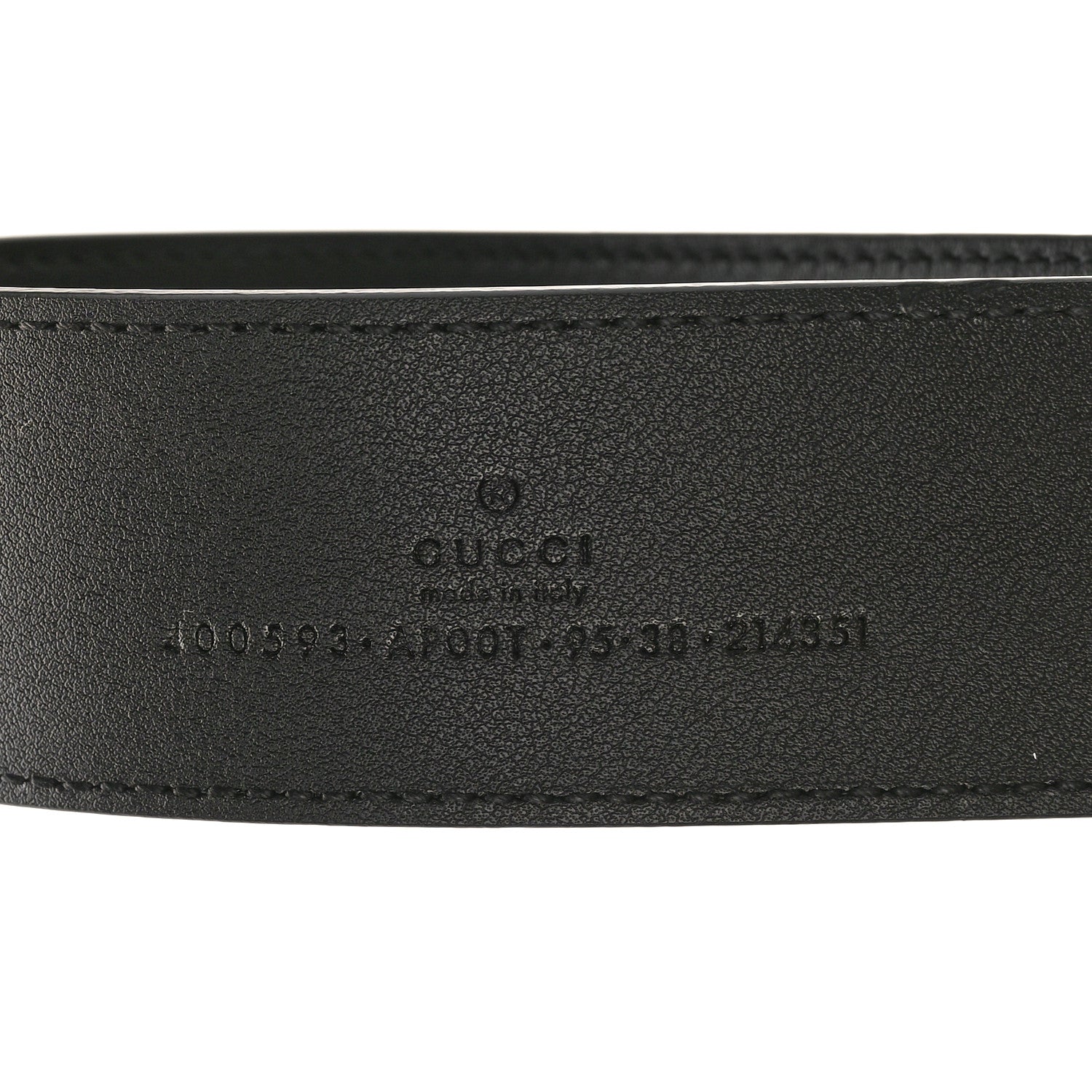 Gucci Calfskin Double G 40mm Belt 95 38 Black 3 of 7