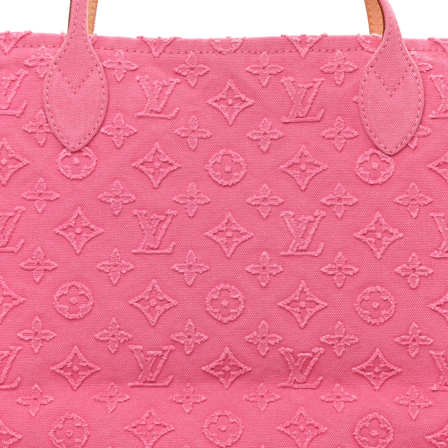 Monogram Denim Neverfull MM Rose