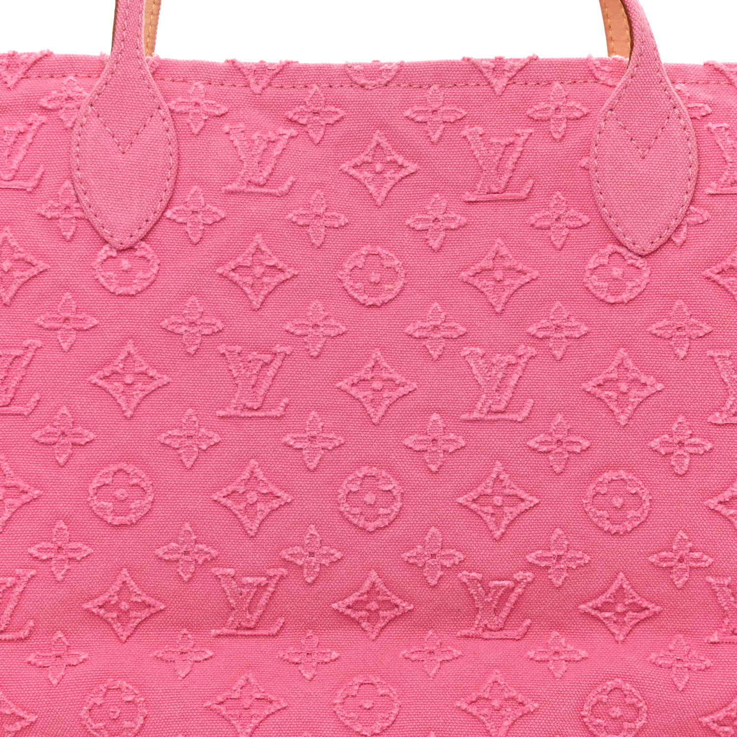 Louis Vuitton Monogram Denim Neverfull MM Rose 7 of 9