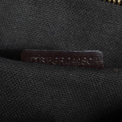Burberry Haymarket Check Medium Tote Chocolate 11 of 11