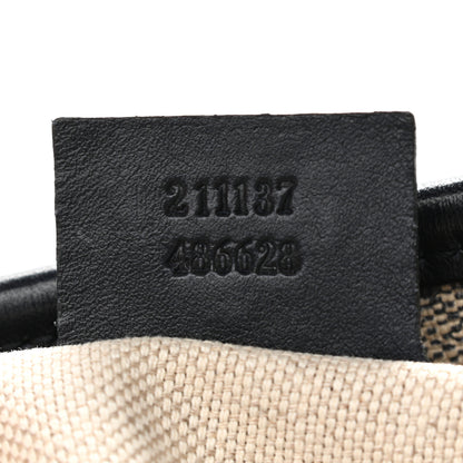 Gucci GG Supreme Monogram Medium Zippered Shopping Tote Navy 7 of 11