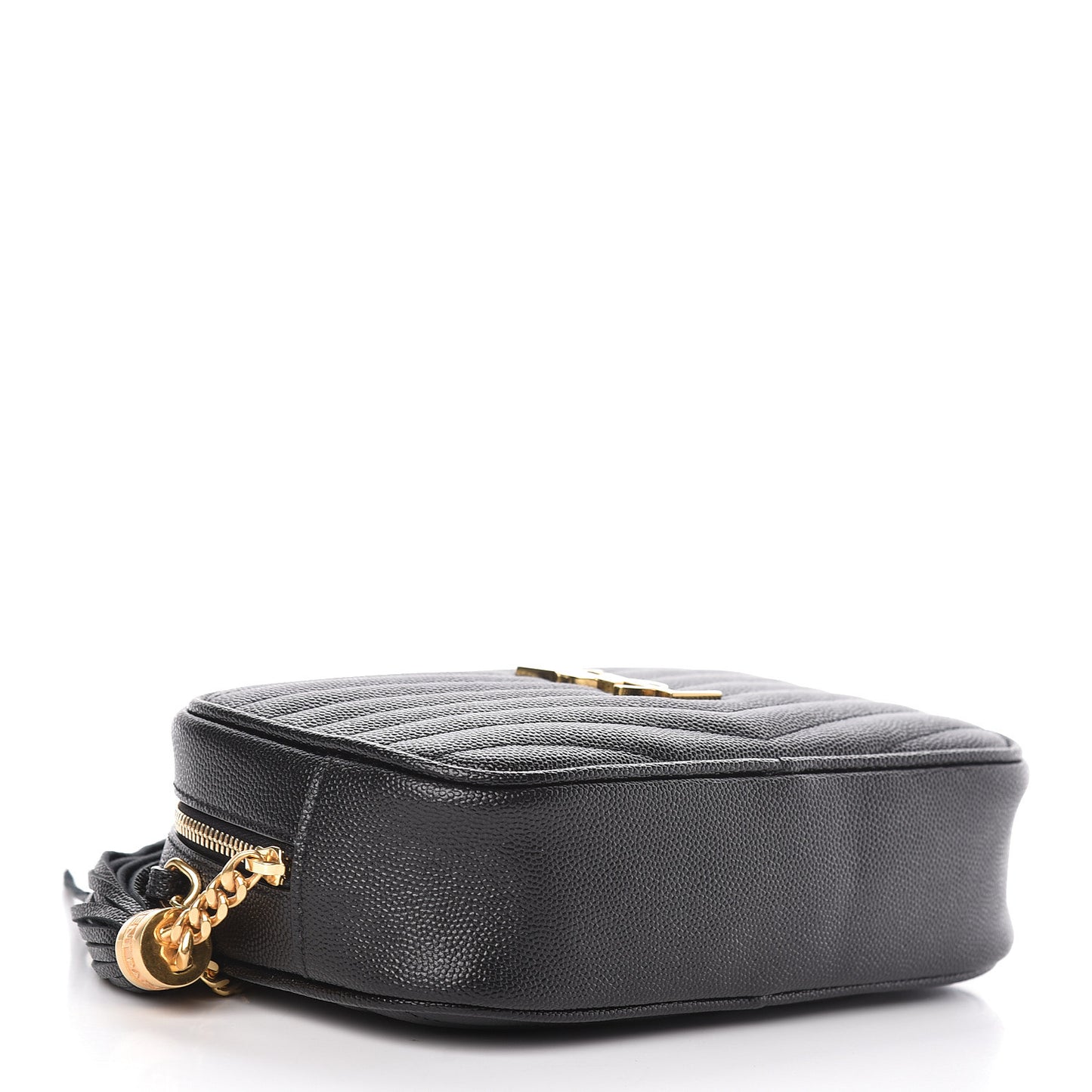 Grain De Poudre Matelasse Monogram Mini Lou Camera Bag Black