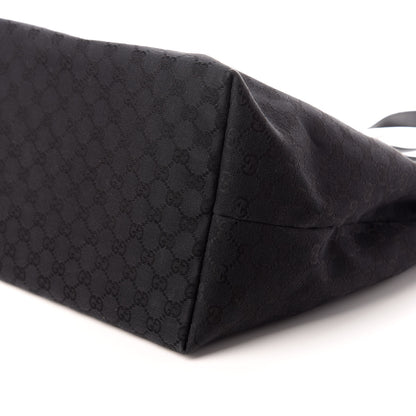 Gucci Monogram Drawstring Tote Black 9 of 9