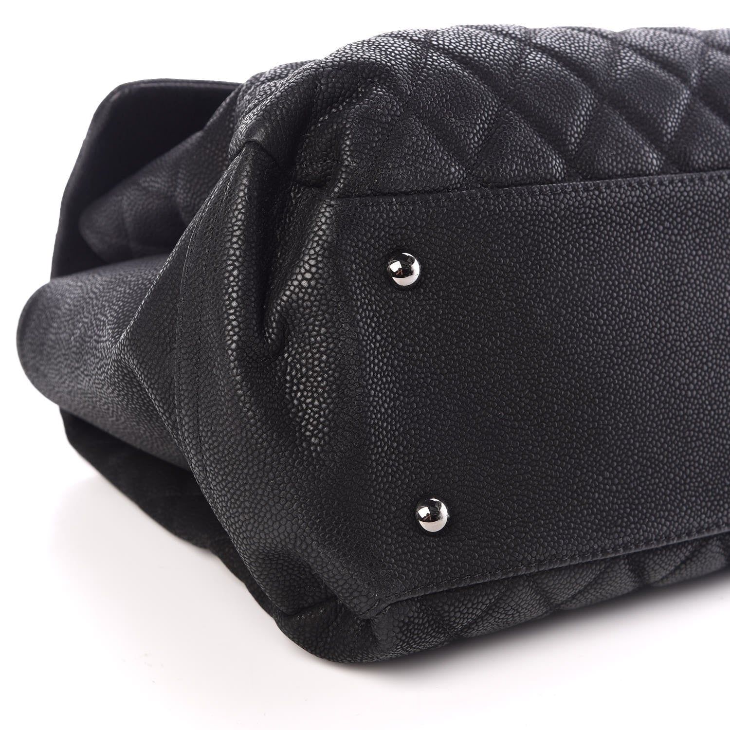 Chanel Iridescent Caviar Medium Lady Pearly Flap Black 10 of 11