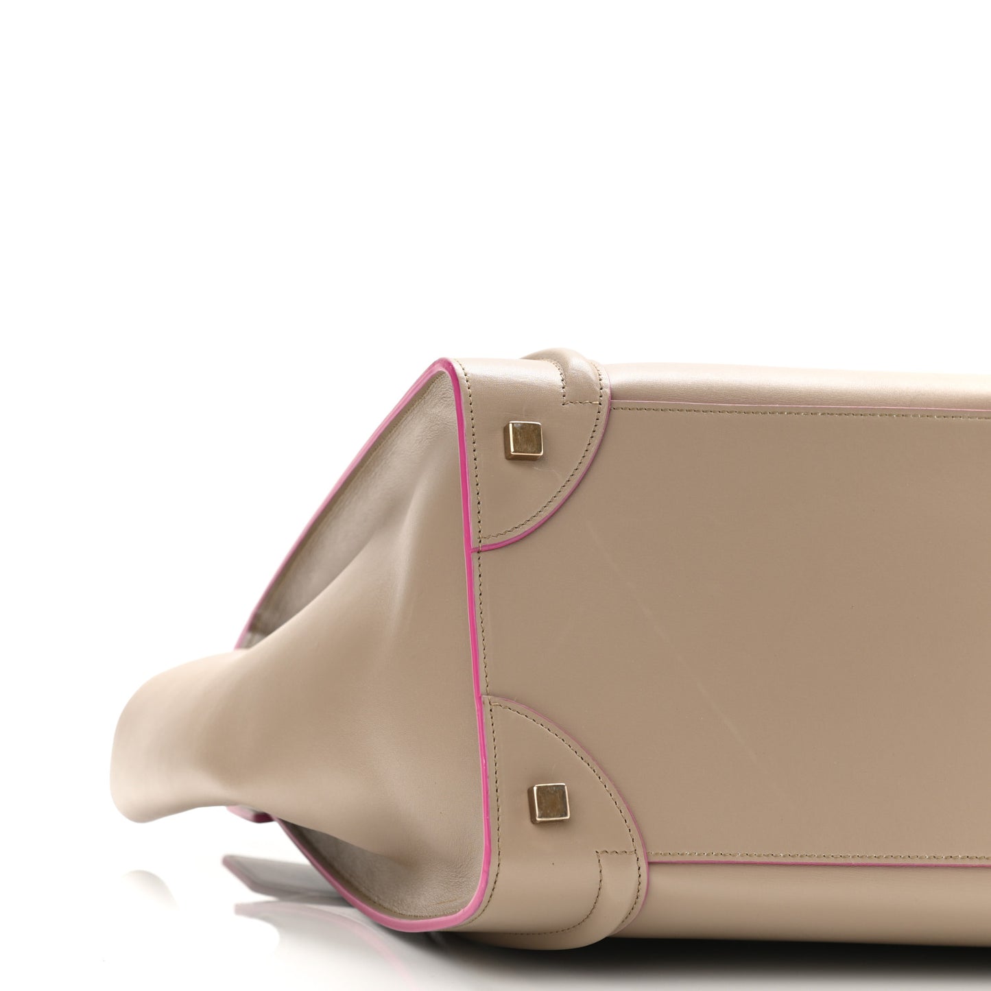 Smooth Calfskin Mini Luggage Beige