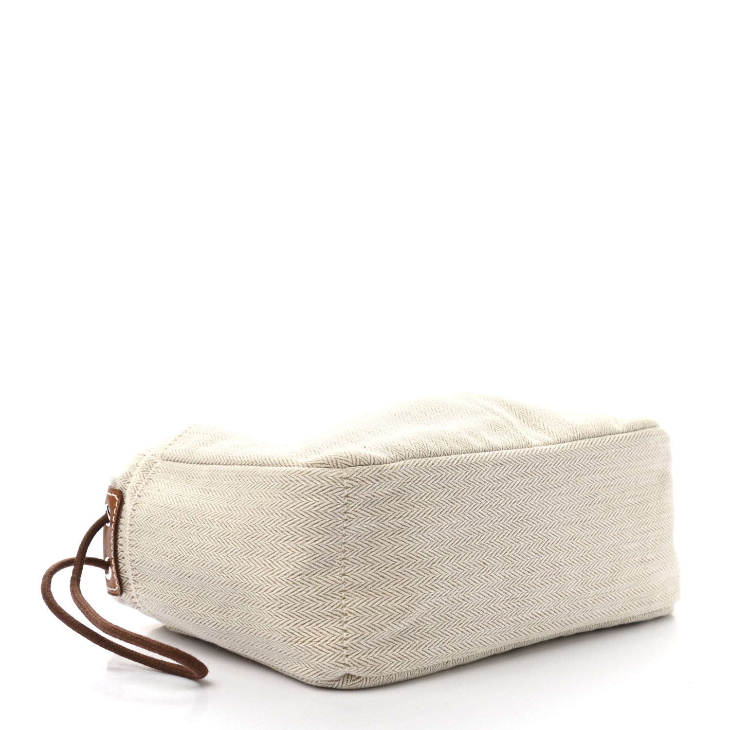 Hermes Canvas Barenia Fourbi 20 PM Pouch Naturel Fauve 4 of 8