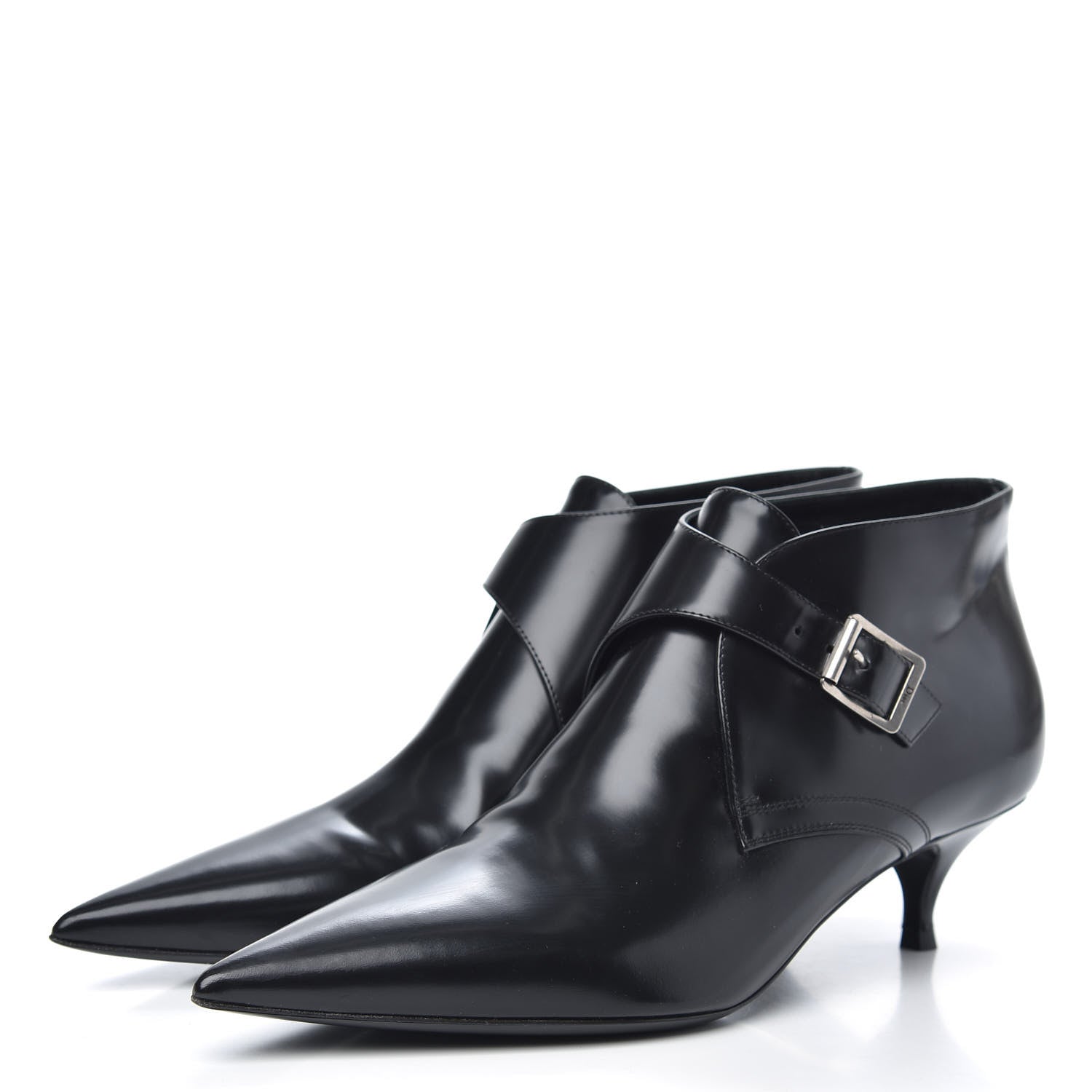 Christian Dior Calfskin Ankle Boots 39 Black 3 of 7