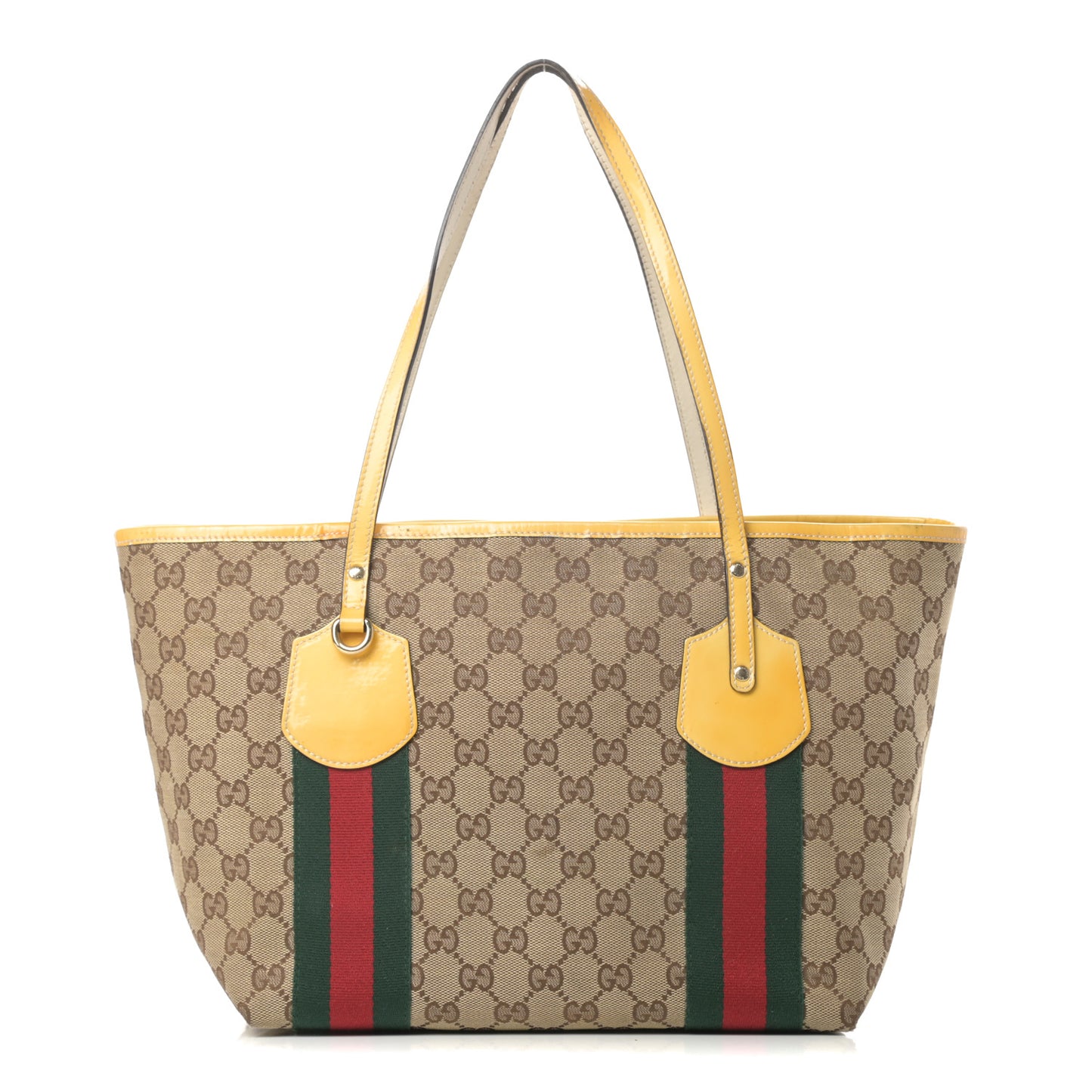 Monogram Web Medium Jolie Tote Yellow