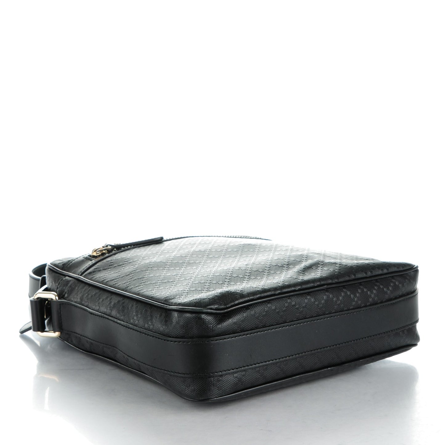 Diamante Medium Messenger Bag Black
