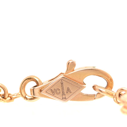 Van Cleef & Arpels 18K Rose Gold 6 Motifs Sweet Alhambra Bracelet 4 of 7