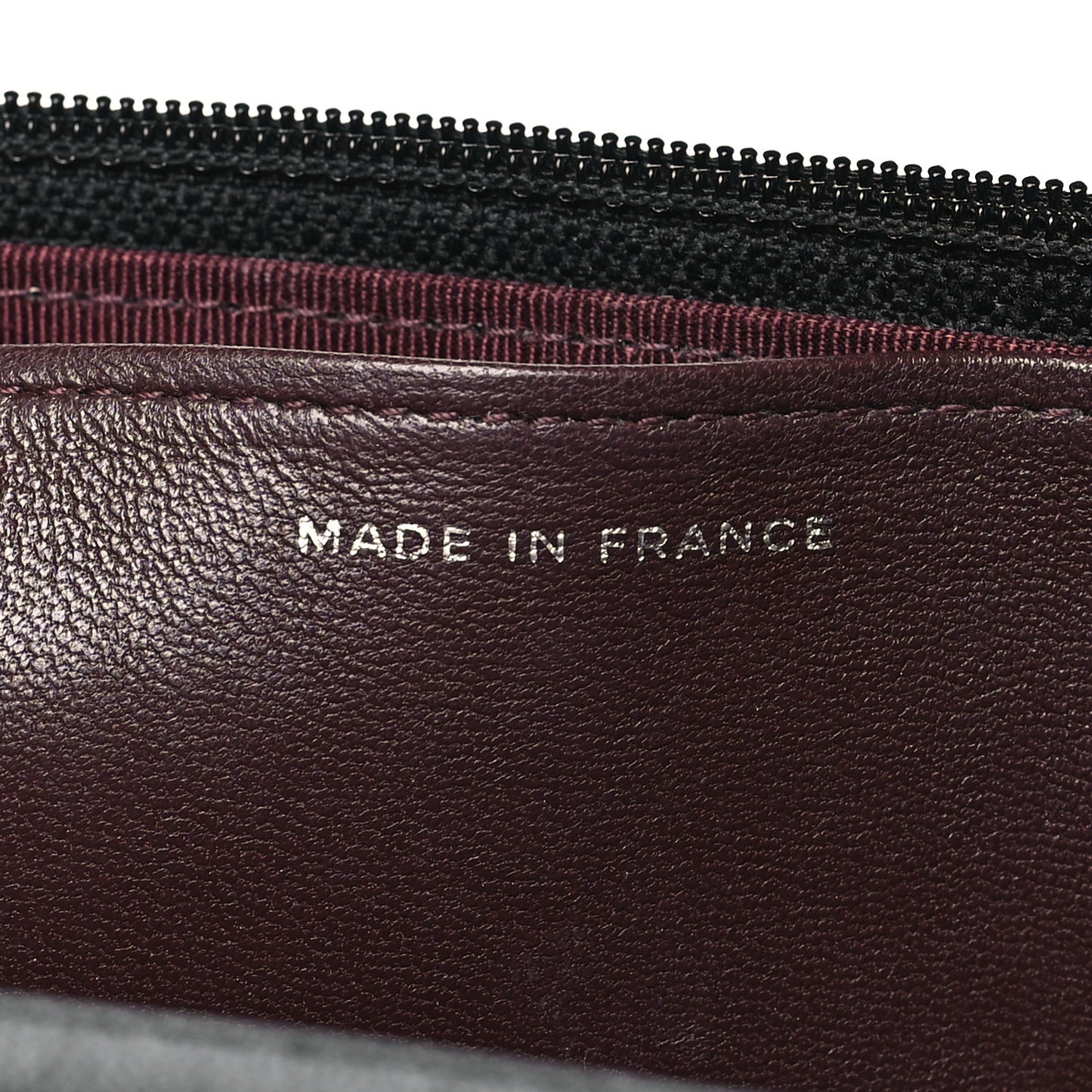 Lambskin Quilted Wallet On Chain WOC Black