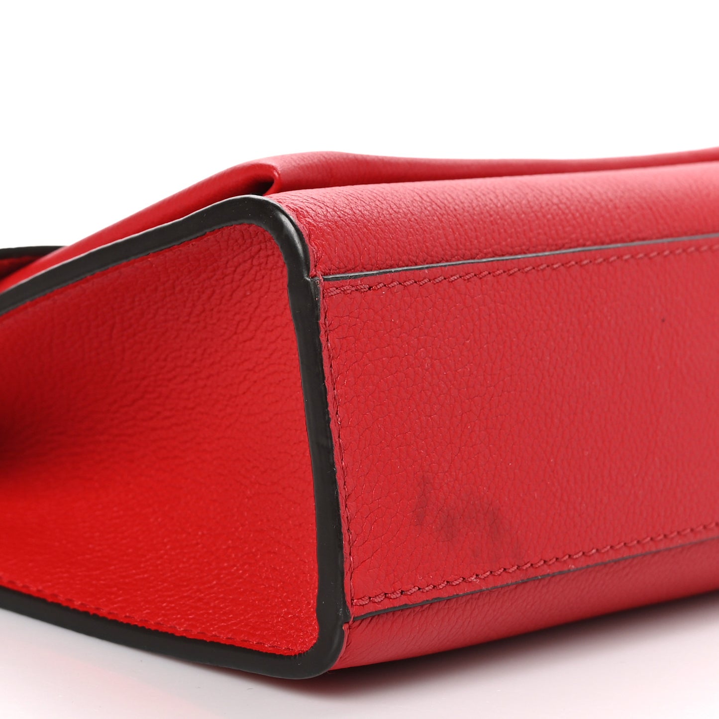 Soft Calfskin Mylockme Chain Bag BB Rubis
