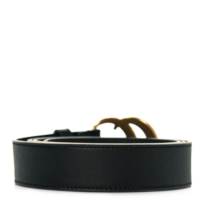 Gucci Calfskin Double G 30mm Belt 100 40 Black 2 of 4