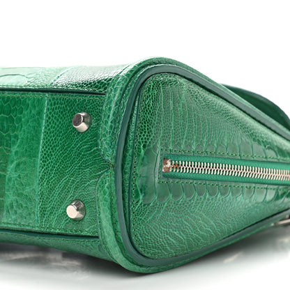 Alexander McQueen Calfskin Crocodile Embossed Mini Heroine Bag Green 11 of 17