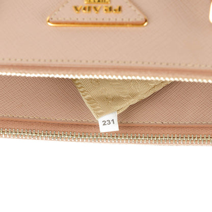 Prada Saffiano Small Galleria Double Zip Tote Cammeo 10 of 10