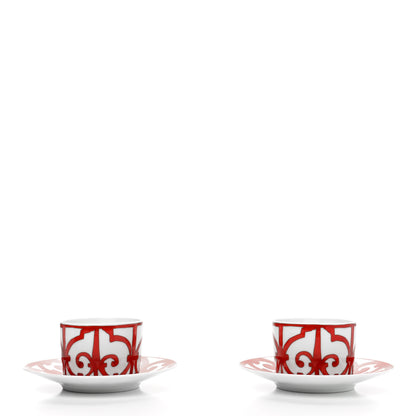 Hermes Porcelain Balcon du Guadalquivir Breakfast Cup And Saucer Set Of 2 3 of 11
