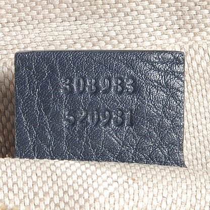 Gucci Pebbled Calfskin Small Soho Bowler Blue 7 of 7
